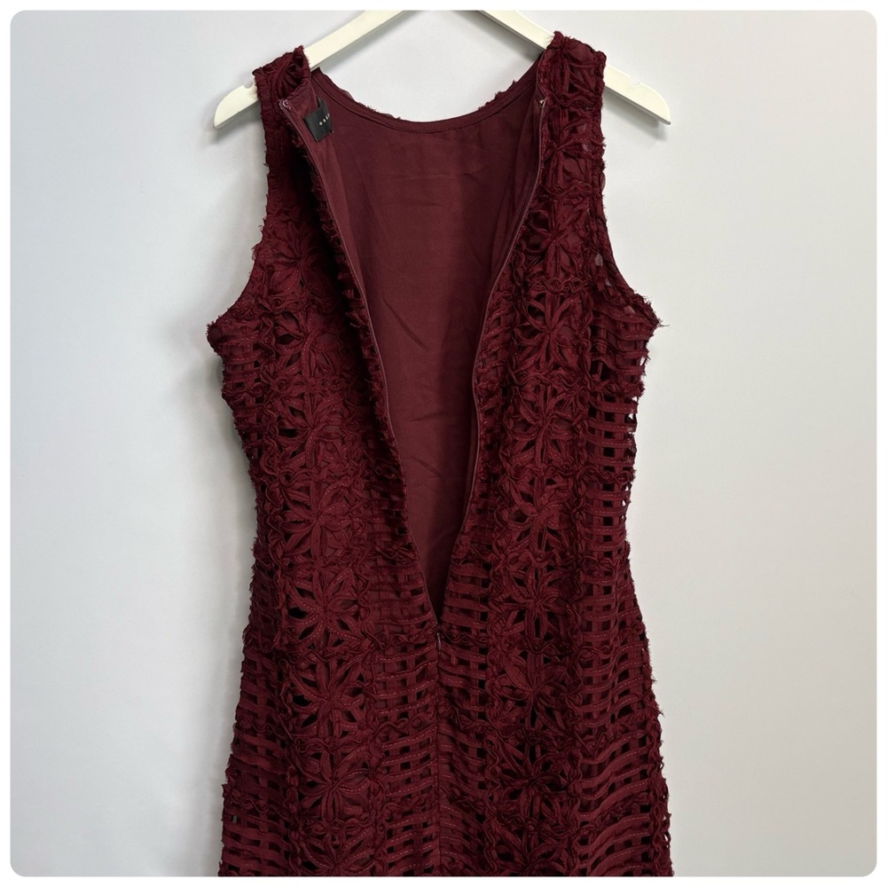 NEW Anthro Endless Rose Sleeveless Textured lace fabrication Midi Dress XL - Picture 7 of 11
